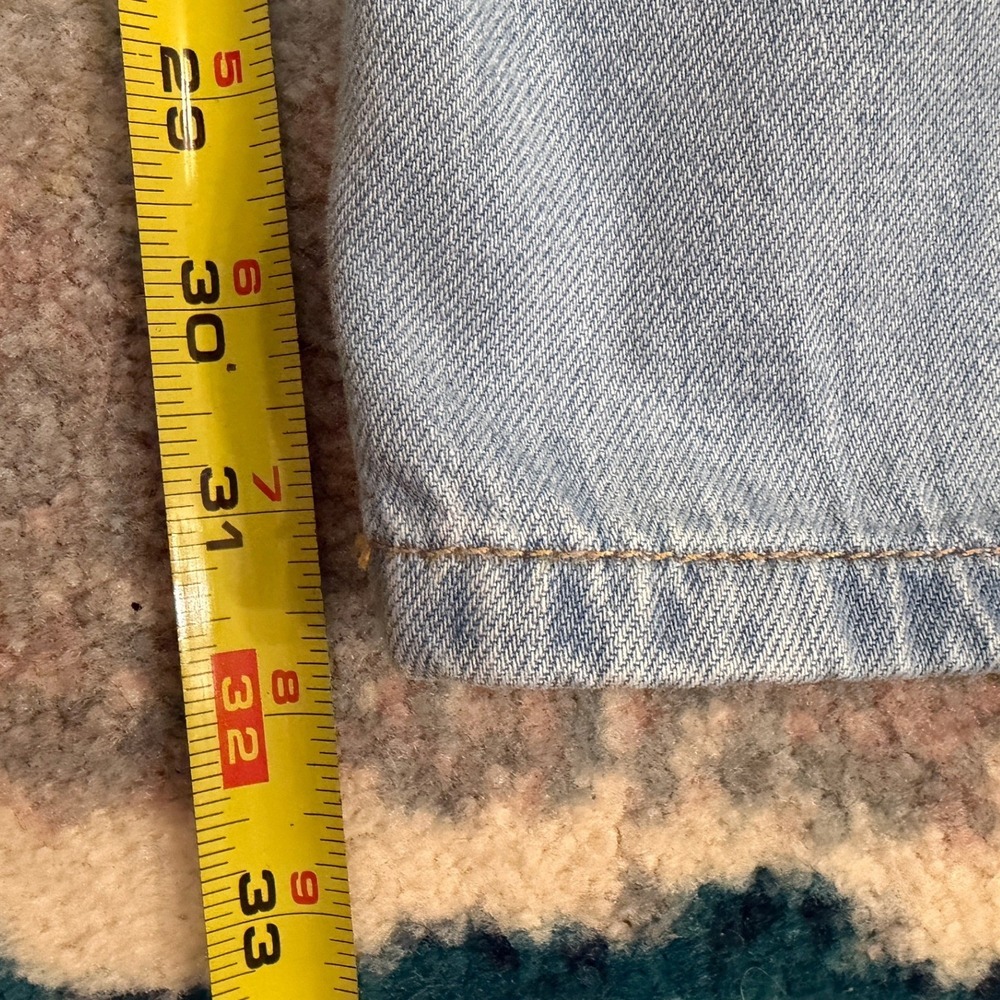 Anthropologie Pilcro The Annie Wide Leg Jeans Light Wash Denim 100% Cotton 27 - Picture 9 of 12